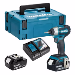 Visseuse à chocs gamme LXT Makita avec un couple de 140 Nm - DTD155RTJ La visseuse à chocs 18V Makita DTD155 est très perform ...