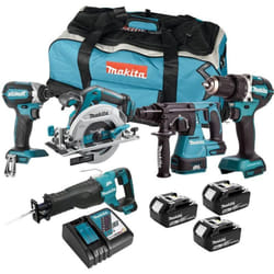 Makita - pack 5 outils 18V lxt (3X5,0 ah) dans sac DLX5032T