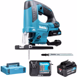 La scie alternative Makita JV103DSMJ 12V 4Ah est alimenté par batterie avec une puissance de 12 Volts. Scie alternative Makit ...