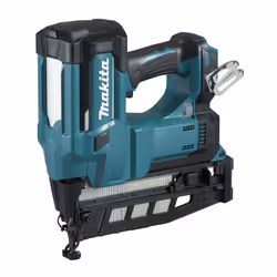 Makita DBN600Z, Agrafeuse-cloueuse, Magasin droit, Noir, Bleu, 2,5 cm, 6,4 cm, 100 dB