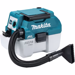 Makita DVC750LZ, Sec&humide, Gris, Turquoise, 7,5 L, 7,5 L, 4,5 L, 67 mbar