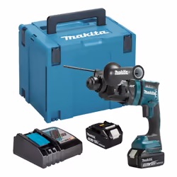 Perforateur burineur Makita DHR182 pour des travaux puissants et précis Le perforateur burineur SDS-Plus 18V LXT DHR182 de la ...