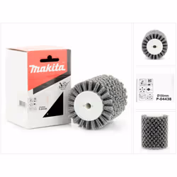 Contenu de la livraison: - 1x Makita P-04438 Brosse abrasive en nylon K80 100 mm - compatible avec Makita 9741 Description du ...