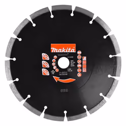 Disque diamanté MAKITA PREMIUM BLADE SB9 pour asphalte Disque de qualité industrielle, conçu spécialement pour la coupe d'asp ...