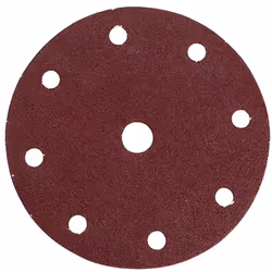 50 mm - K40 - 50 pces Papier abrasif pour ponceuse excentrique Ø 150 mm (Velcro/8 1 trou) Métaux non ferreux/matières plastiq ...