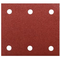 114 x 102 mm - K120 - 50 pcs. - 6 trous Convient pour Métaux non ferreux, plastiques, bois, bois avec clous, métal, pierre ;  ...