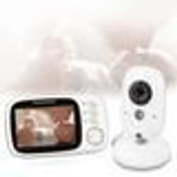 ss-33-Bébé Moniteur 3.2  LCD Couleur Babyphone Bébé Vidéo Camera Surveillance