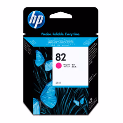 HP 82 28-ml Magenta DesignJet Ink Cartridge, Rendement standard, Magenta, Encre à colorant, 28 ml, 1 pièce(s)