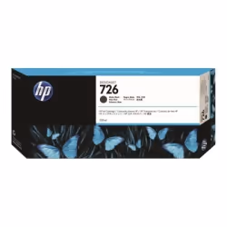 HP 726 cartouche d'encre DesignJet noir mat, 300 ml, Rendement standard, Noir mat, Encre à pigments, Encre à pigments, 300 ml