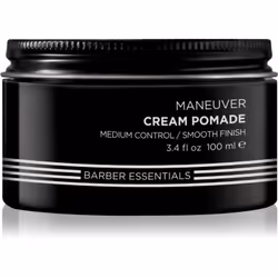 Prenez le contrôle de votre coiffure ! La pommade cheveux fixation et forme Redken Brews à tenue moyenne offre une tenue douc ...