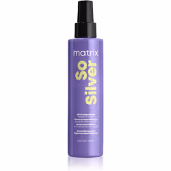 Prête pour de lumineux reflets argentés sur vos cheveux&nbsp;? Le spray sans rinçage neutralisant anti-jaunissement Total Res ...