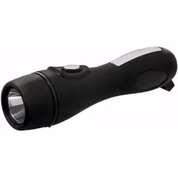 Description produit Lampe torche LED 125 lumens 3 watts. Cette lampe torche en finition ABS et gomme offre une prise en main ...