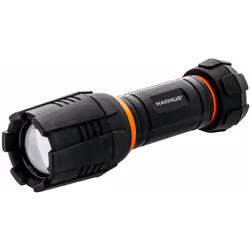 Description produit Lampe torche LED 310 lumens 5 watts. Pratique cette lampe torche en finition aluminium offre une autonomi ...