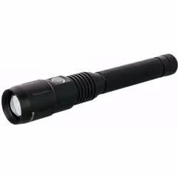 Description produit Lampe torche 1200 lumens rechargeable. Lampe torche en aluminium avec 2 niveaux de luminosité 100 % et 50 ...