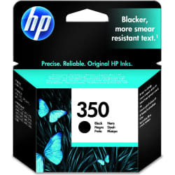 HP 350 cartouche d'encre noir authentique