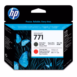 HP 771, HP DesignJet Z6200 Photo Printer series, Jet d'encre, Noir mat, Rouge chromatique, CE017A, Singapour, 28 mm
