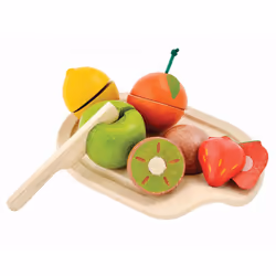 PlanToys Assorted Fruit Set, Cuisine et alimentation, 1,5 an(s)