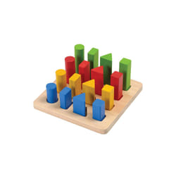 PlanToys Geometric Peg Board jouet à moteur