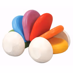 PlanToys Baby Car, Bois, Multicolore