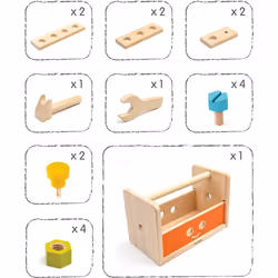 PlanToys Robot Tool Box jouet à moteur - Vue supplémentaire 2