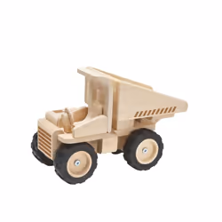 PlanToys Dump Truck, Camion, 3 an(s), Bois, Noir, Bois