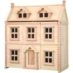 Maison victorienne - PLAN TOYS - PT7124 - JOUET EN BOIS - 3 étages - Fenêtres coulissantes