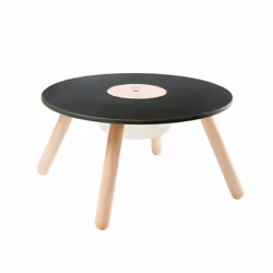 PlanToys Round Table, 3 an(s), Gris, Bois