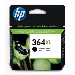 HP 364XL cartouche d'encre noir grande capacité authentique, Rendement élevé (XL), Noir, Encre à pigments, 1 pièce(s), 550 pa ...