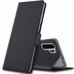 Coque - Huawei - P30 Pro - Flip Premium - Noir - Fermeture aimantée - Support vidéo