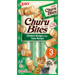 CIAO Churu Bites Chicken Recipe wraps Tuna Chat Friandise Poulet, Thon 10 g