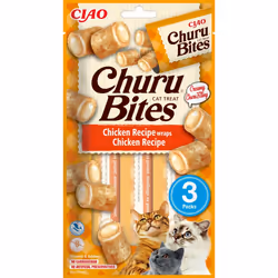 CIAO Churu Bites Chicken Recipe wraps Chicken, Friandise, Chat, Adulte, Poulet, 10 g