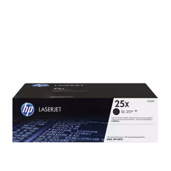 HP 25X cartouche de toner LaserJet noir grande capacité authentique, 34500 pages, Noir, 1 pièce(s)