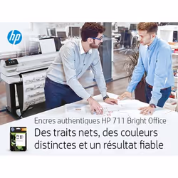 HP 711 pack de 3 cartouches d'encre DesignJet cyan, 29 ml - Vue supplémentaire 7