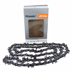 Micro Chaînes Demie-rondes portant la désignation 25 RM3 66/40. Chaines de Tronçonneuse Origine de la marque STIHL portant la ...