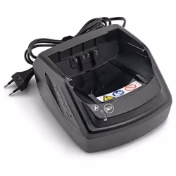Chargeur standard STIHL AL 101 SPÉCIFICATIONS TECHNIQUES Courant de charge : 1,6 A Poids : kg 0,7 Consommation électrique : k ...