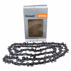 Super Chaînes Carrées Hexa portant la désignation 36 RH 76/55. Chaines de Tronçonneuse Origine de la marque STIHL portant la ...