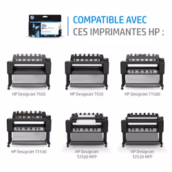 HP 727 cartouche d'encre DesignJet cyan, 130 ml
