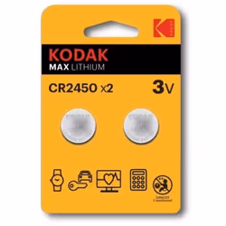 Nous vous proposons la Kodak Max Lithium CR2450 , une pile au lithium de haute qualité qui fournit une alimentation fiable à  ...