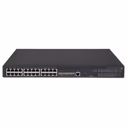 HPE 5130-24G-PoE+-4SFP+ (370W) EI Géré L3 Gigabit Ethernet (10/100/1000) Connexion Ethernet, supportant l'alimentation via ce port (PoE) 1U Noir