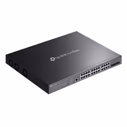 TP-Link Omada SG3428XMPP commutateur réseau Géré L2+ Gigabit Ethernet (10/100/1000) Connexion Ethernet, supportant l'alimentation via ce port (PoE) 1U Noir - Vue supplémentaire 4