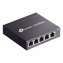 TP-Link Omada ES205G Géré Gigabit Ethernet (10/100/1000) Connexion Ethernet, supportant l'alimentation via ce port (PoE) Noir - Vue supplémentaire 4