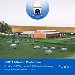 TP-Link TAPO C501GW caméra de sécurité Tourelle Caméra de sécurité IP Extérieure 1920 x 1080 pixels Mur - Vue supplémentaire 6