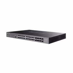TP-Link Omada SX3832MPP commutateur réseau Géré L2+ 10G Ethernet (100/1000/10000) Connexion Ethernet, supportant l'alimentation via ce port (PoE) DIN rail Noir