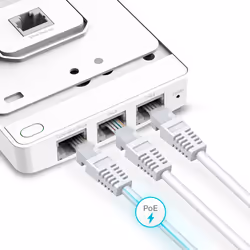 TP-Link Omada EAP615-WALL 1774 Mbit/s Blanc Connexion Ethernet, supportant l'alimentation via ce port (PoE) - Vue supplémentaire 2