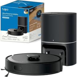 Aspirateur Robot - TAPO - RV30 Max Plus - Aspiration 5300 Pa - Vidange Automatique 3L - Navigation LiDAR+IMU