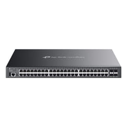 TP-Link Omada SG5452XMPP commutateur réseau Géré L3 Gigabit Ethernet (10/100/1000) Connexion Ethernet, supportant l'alimentation via ce port (PoE) Noir