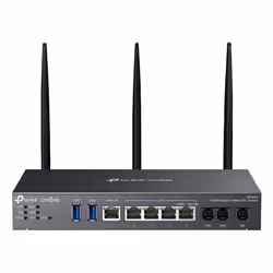 TP-Link Omada DR3650V(EU), Wi-Fi 6 (802.11ax), Bi-bande (2,4 GHz / 5 GHz), Ethernet/LAN, ADSL, Noir, Routeur