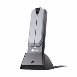 TP-Link Archer TBE400UH, Avec fil &sans fil, USB, WLAN, Wi-Fi 7 (802.11be), 2882 Mbit/s, Gris