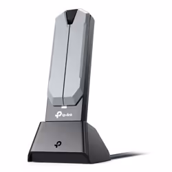 TP-Link BE6500, Sans fil, USB, WLAN, Wi-Fi 7 (802.11be), 2882 Mbit/s, Gris
