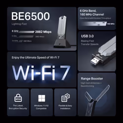 TP-Link BE6500 WLAN 2882 Mbit/s - Vue supplémentaire 4